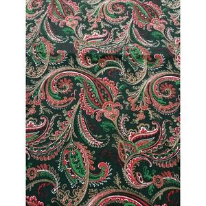 VIP Cranston Print Works Fabric USA Christmas Paisley 1 Yard X 44"